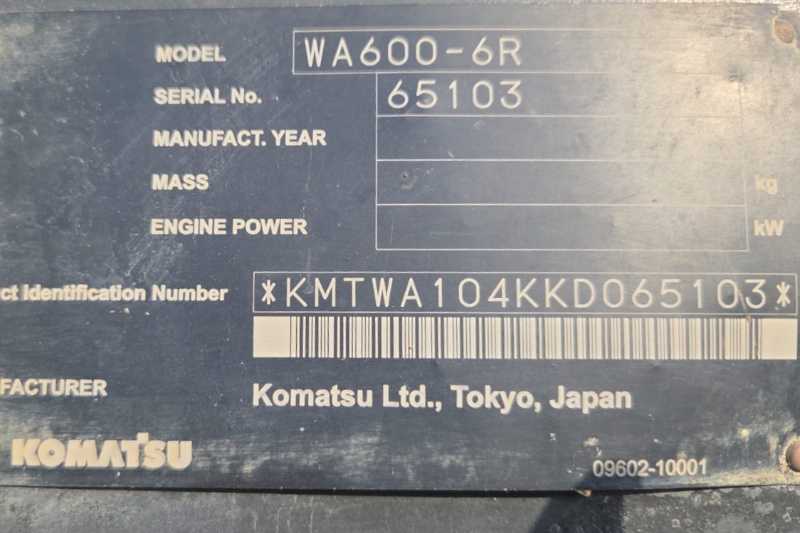OmecoHub - Immagine KOMATSU WA600-6R